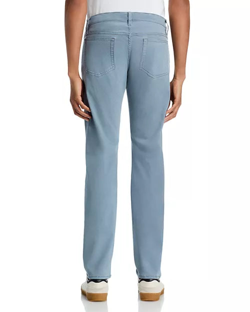 L'Homme Slim Brushed Twill Pant - Smoky Blue