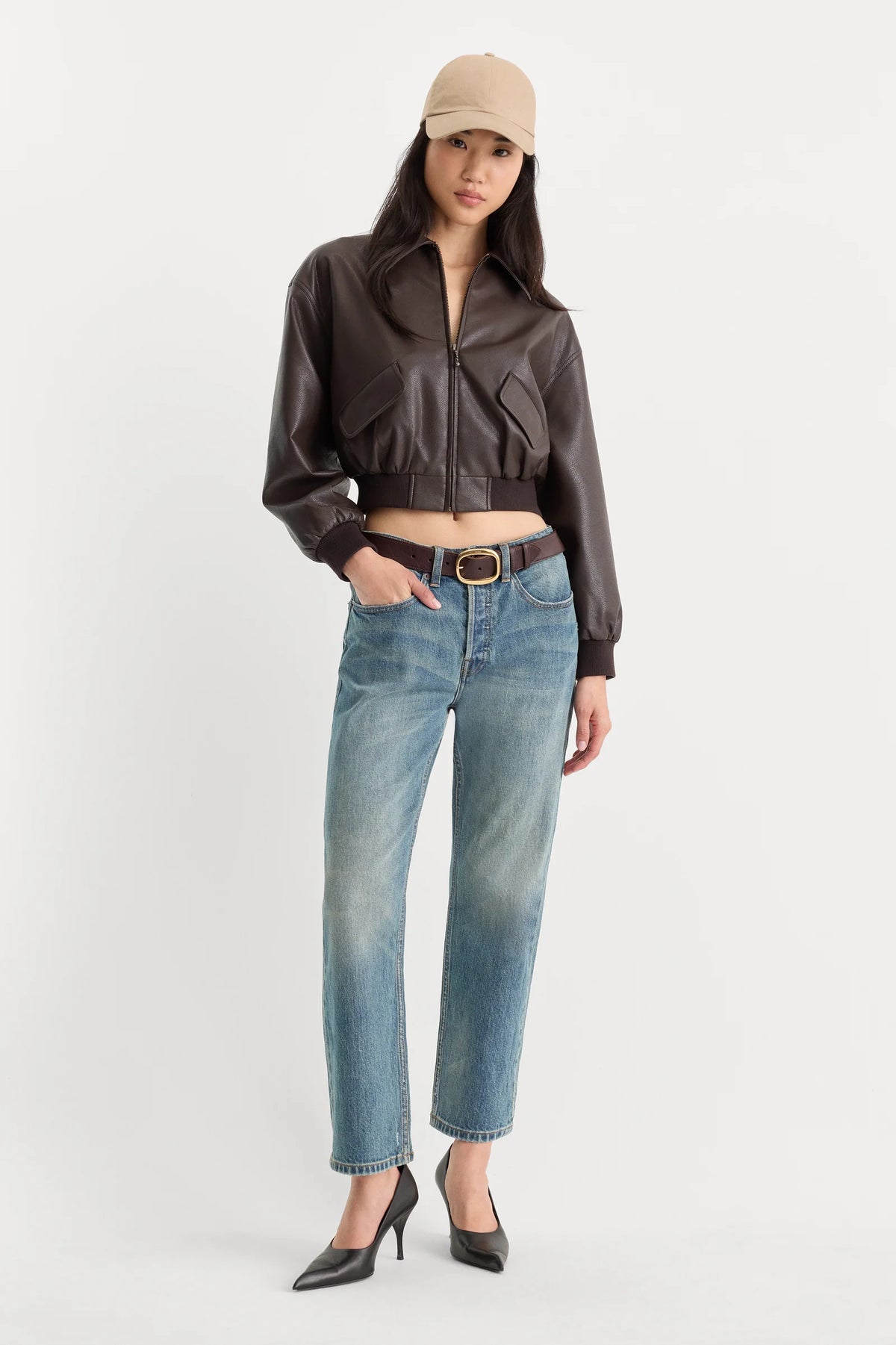 Better Than Leather Bomber - Espresso
