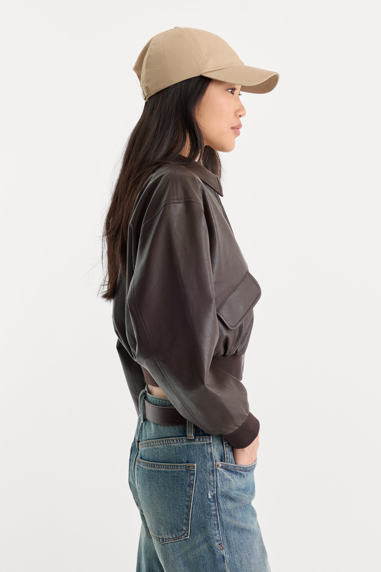 Better Than Leather Bomber - Espresso