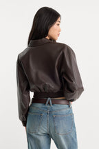 Better Than Leather Bomber - Espresso