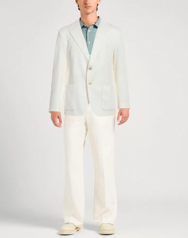 Eleventy Soft Jacket Blazer - White