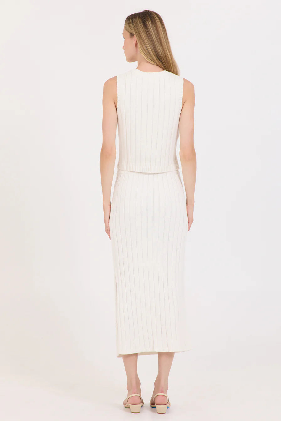 Lazlo Maxi Skirt - Ivory