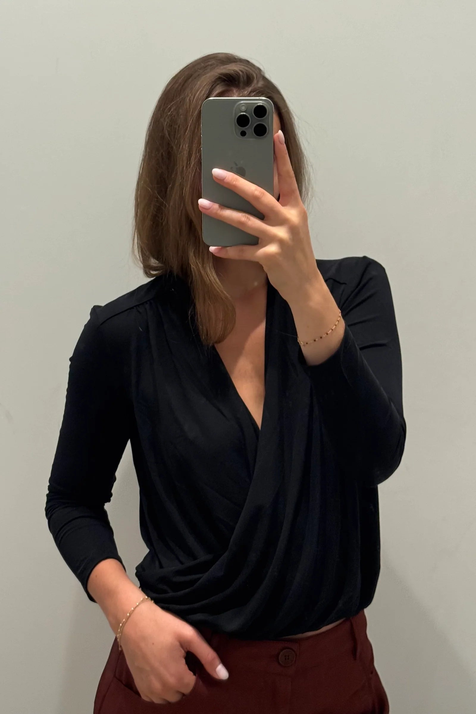 Cadiz Wrap Shirt - Black