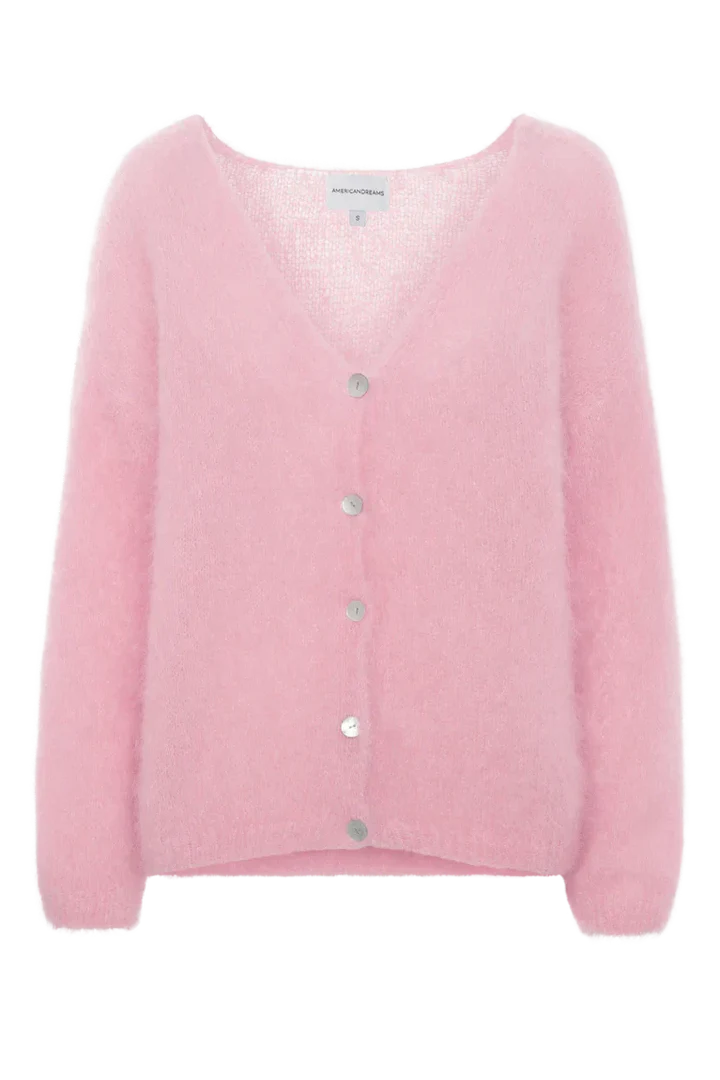 Cornelia Cropped Sweater - Soft Berry Pink