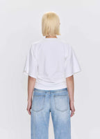 Veronica Kimino Fitted Tee - Le Blanc