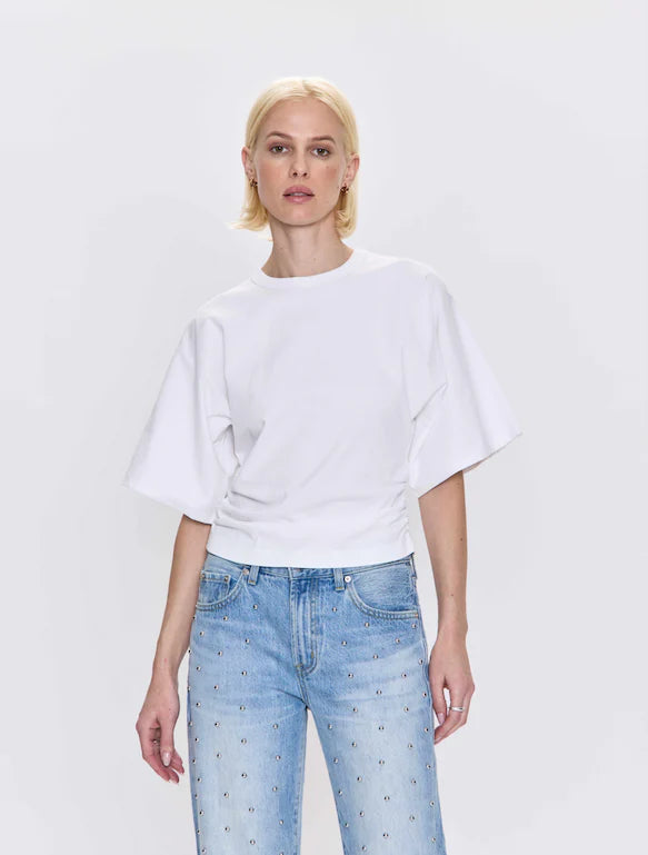 Veronica Kimino Fitted Tee - Le Blanc