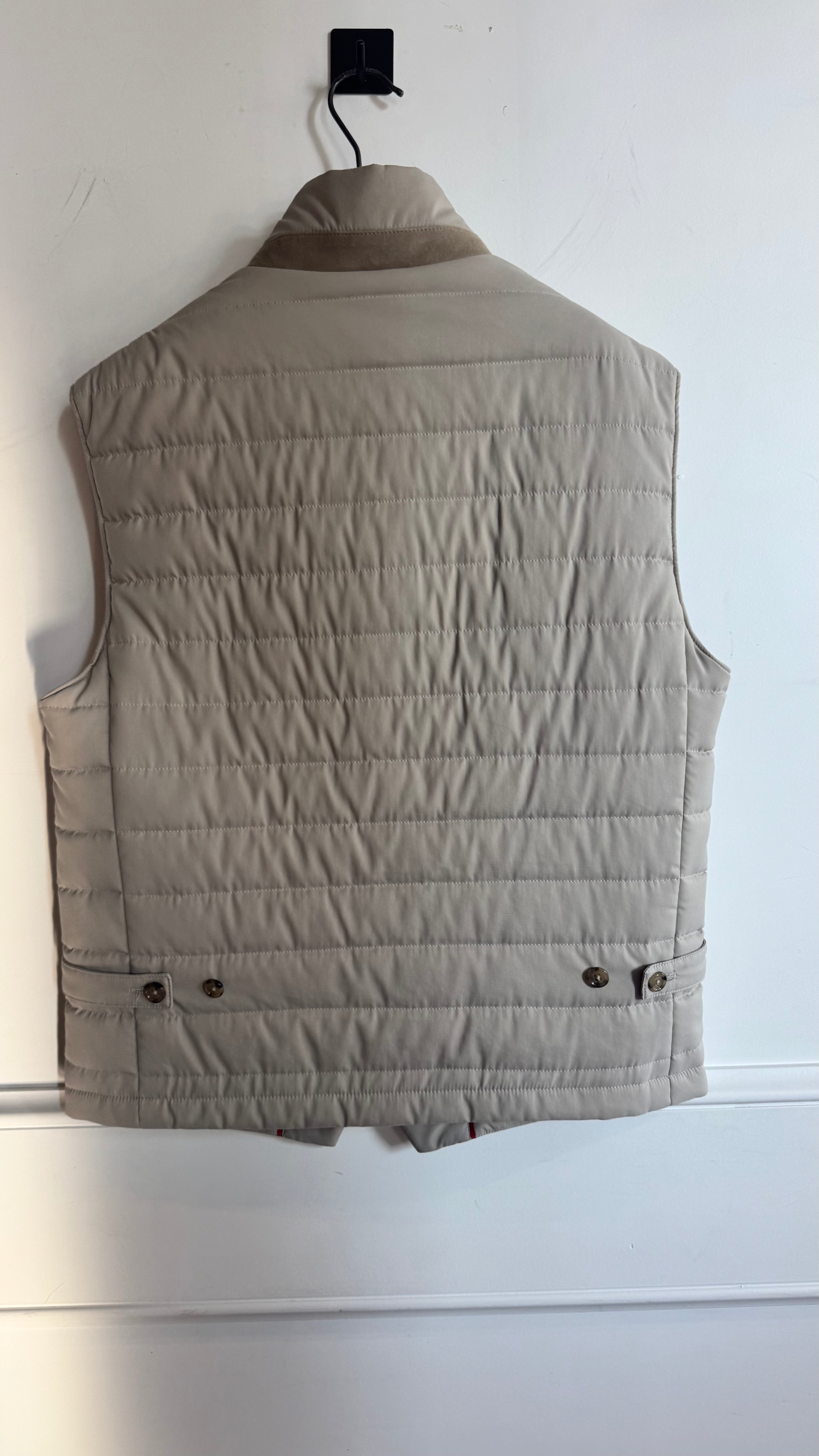 Men's Quilted Vest - Sand