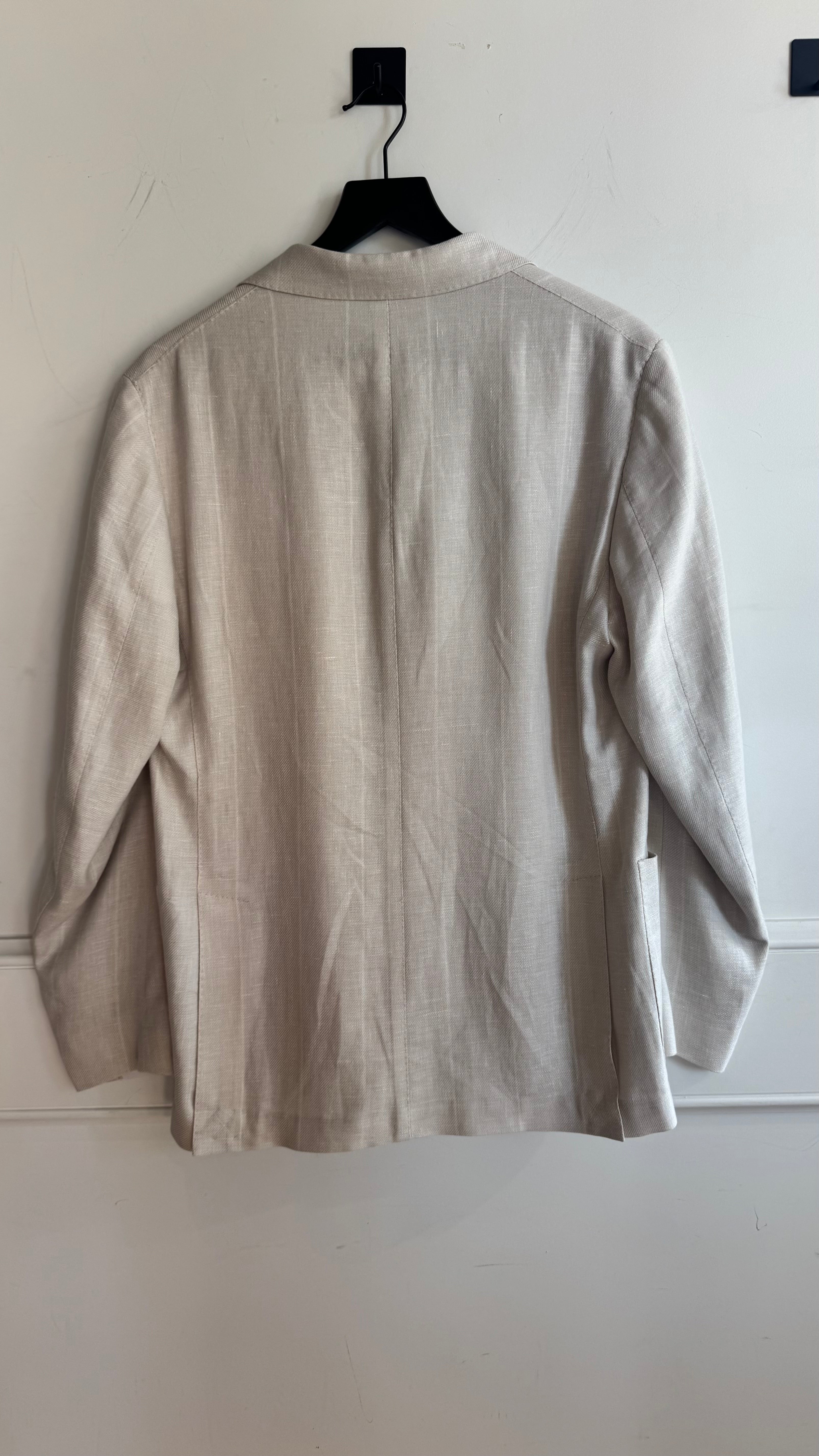 Single Breasted Soft Jacket - Sand