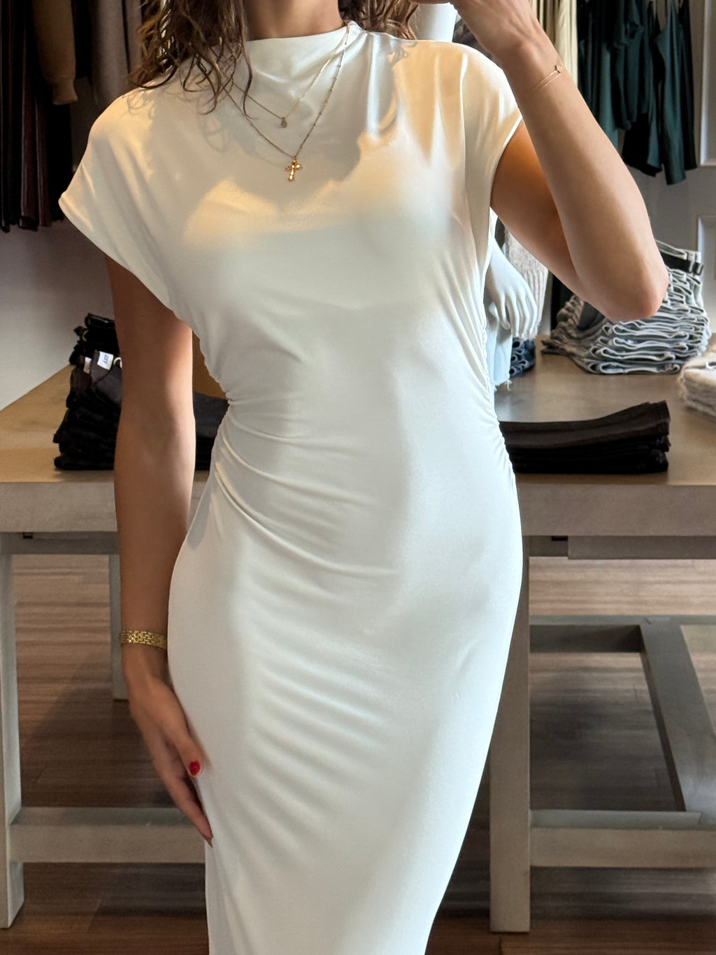 Mesa Mock Neck Dress