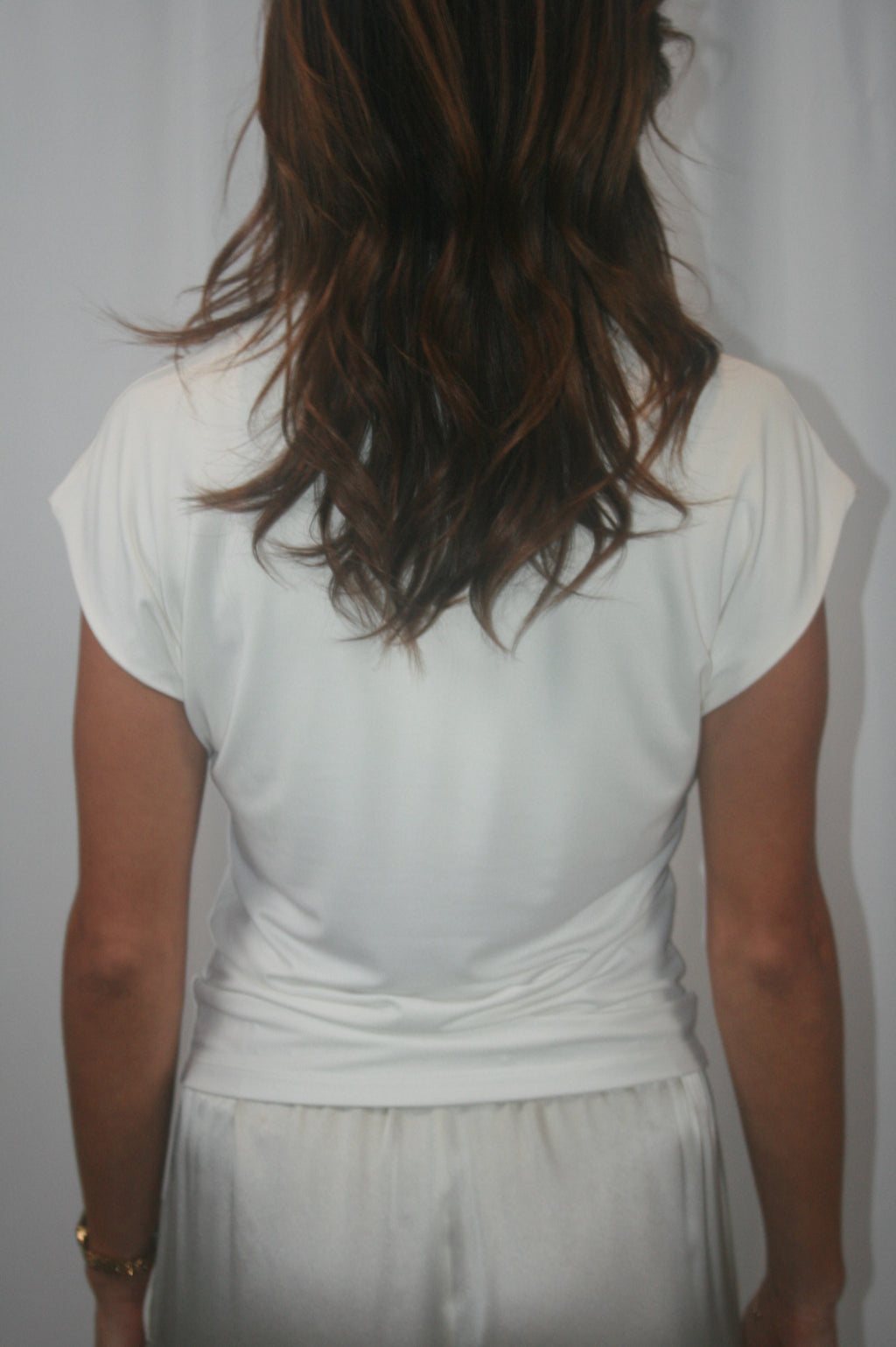 Cove Mock Neck Tank - Gardenia