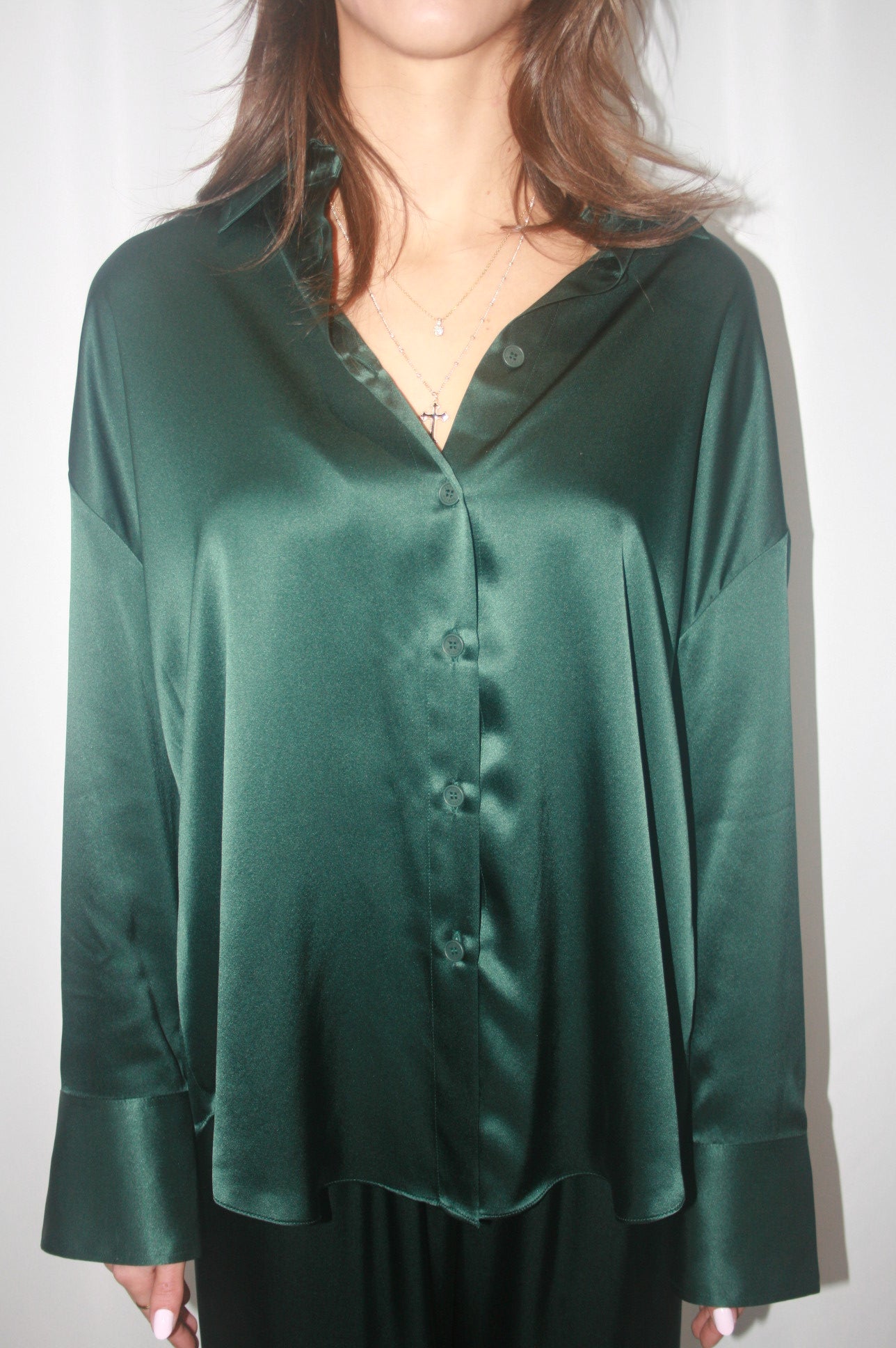 Benton Slouchy Long Sleeve Button Down - Sacramento