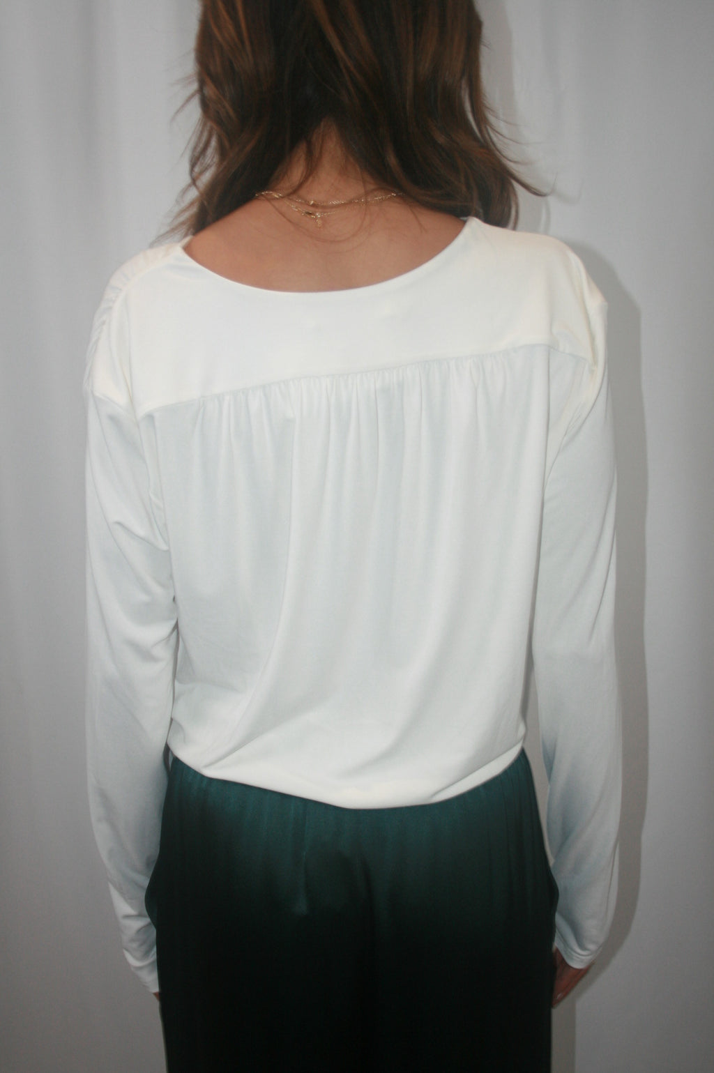 Cadiz Wrap Shirt - Gardenia