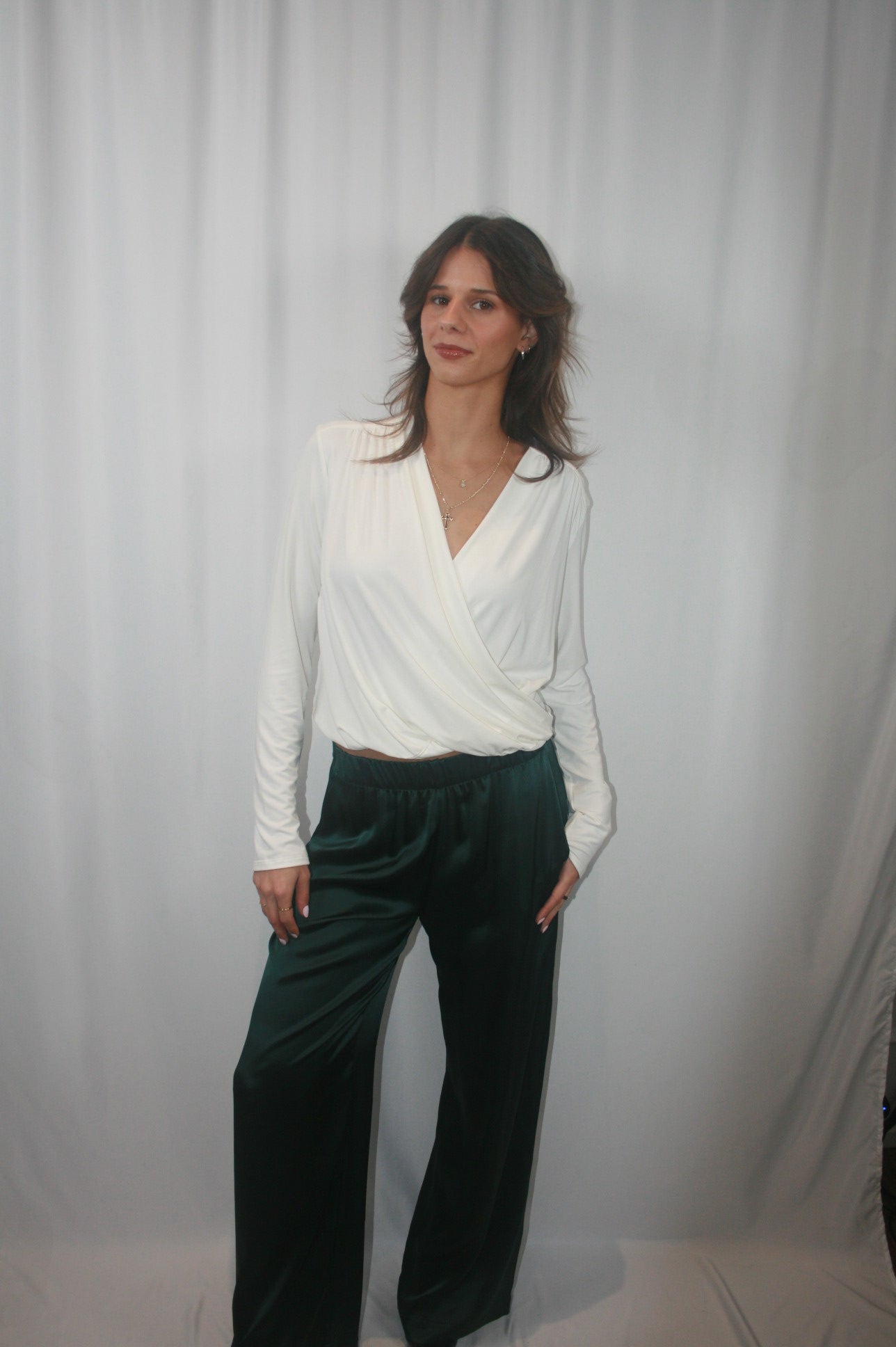 Brynn Pull On Silk Pant - Sacramento