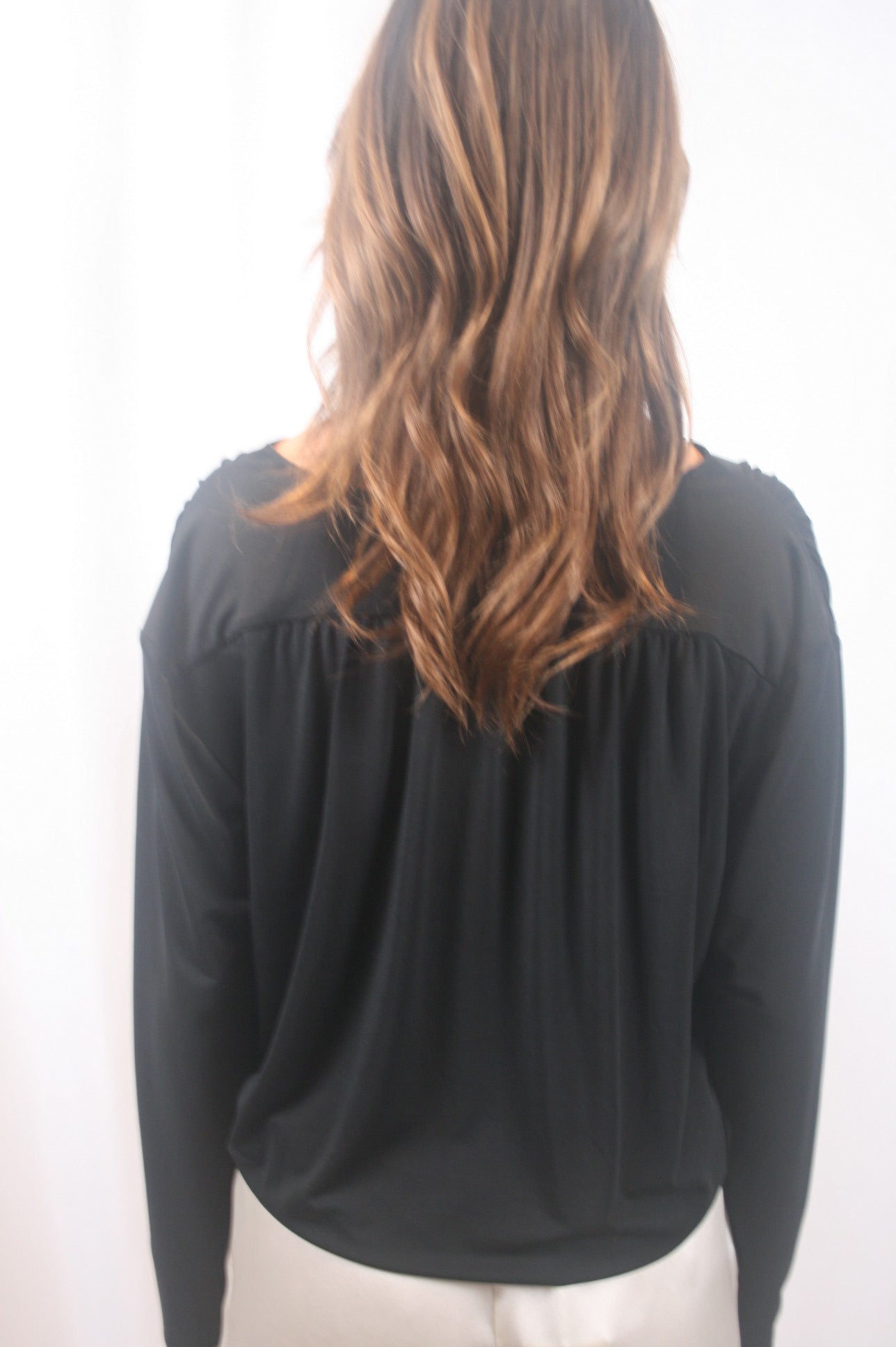 Cadiz Wrap Shirt - Black