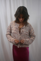Helena Cropped Double Pocket Cardigan