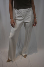 Rio Bias Cut Pant - Gardenia
