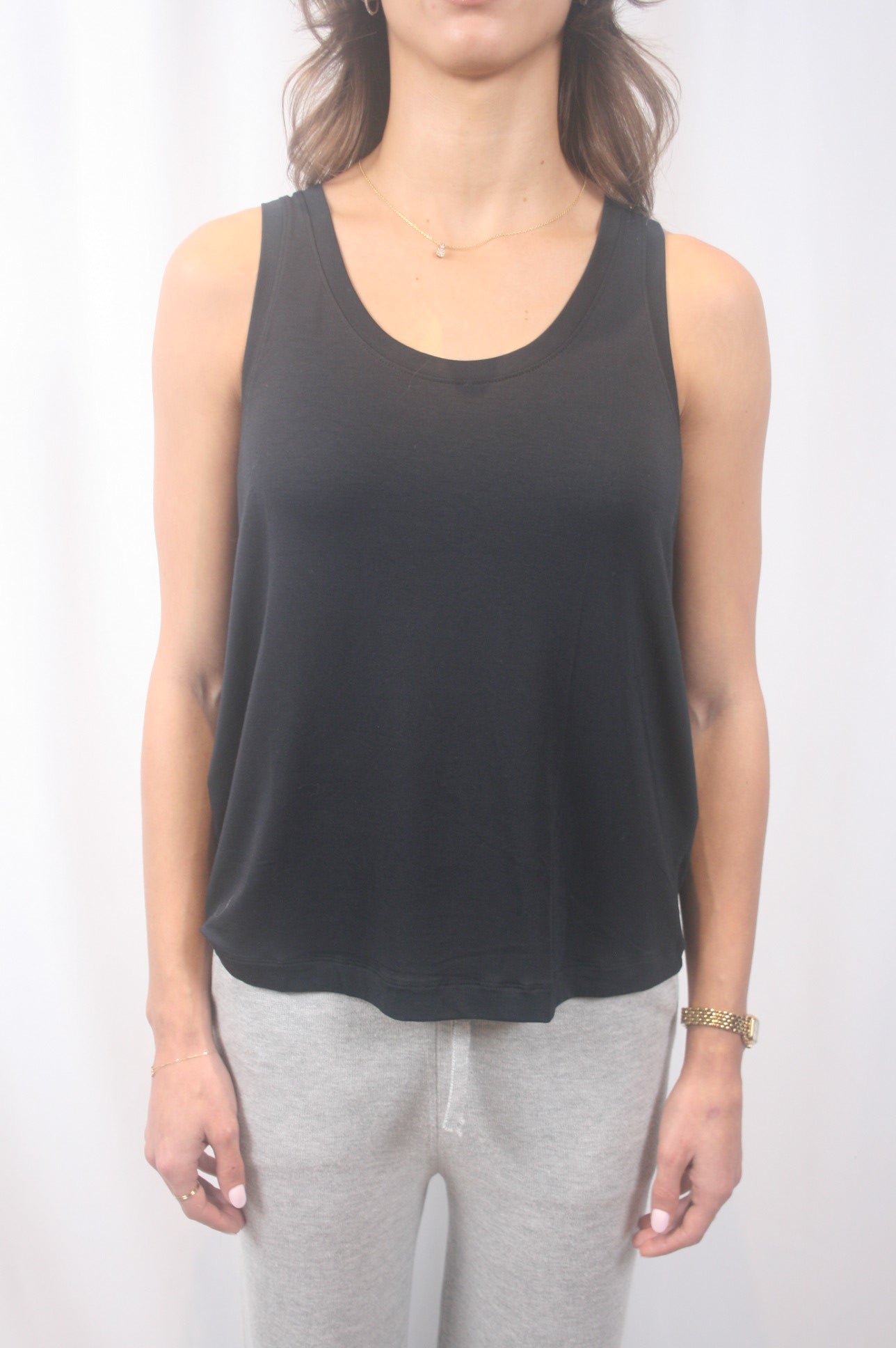 Gisele Separates Tank - Black