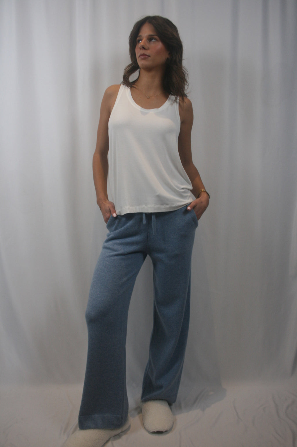 Gisele Separates Tank - Ivory