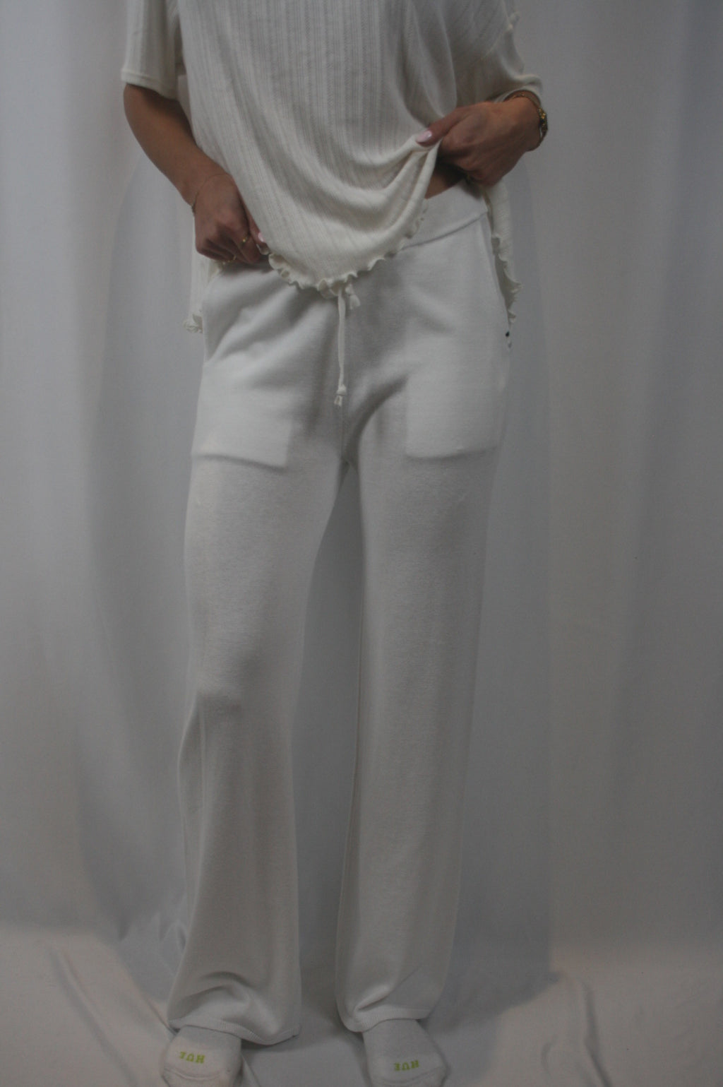 Bianca Cropped Pant - White