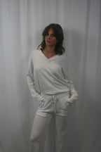 Bianca Cropped Pant - White