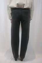 Lexi Mid Rise Bowed Straight Jean - Mercury