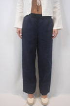 Lauren Linen Pant - Navy