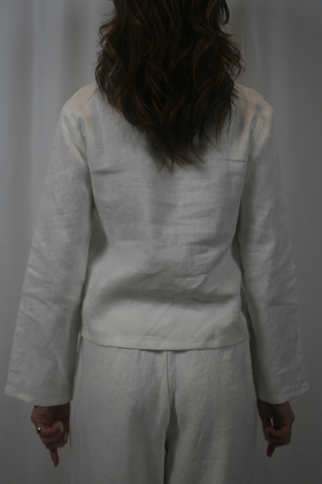 Keaton Tie Top-White