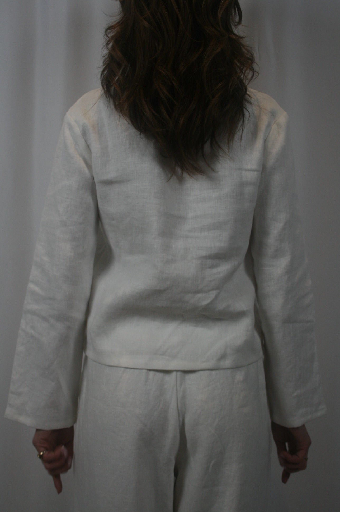 Keaton Tie Top-White