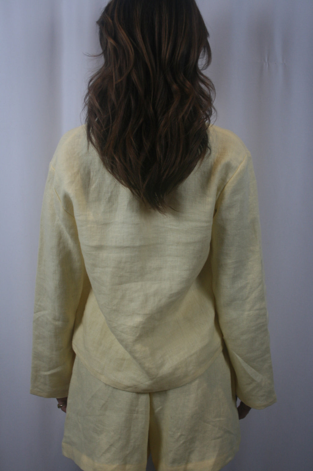 Keaton Tie Top- Yellow