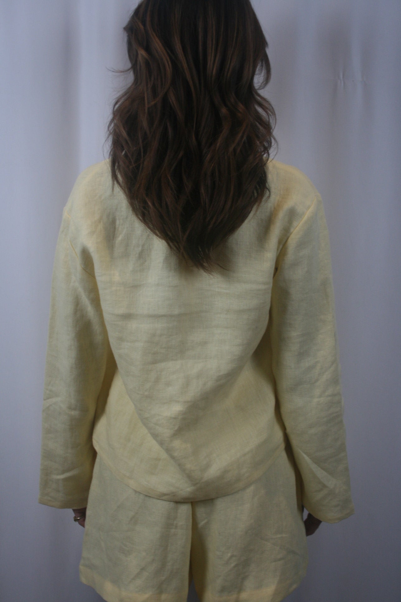 Keaton Tie Top- Yellow