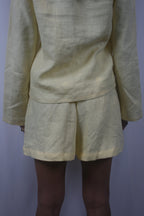Hudson Linen Shorts- Yellow