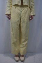 Lauren Linen Pant - Yellow