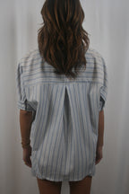 Gisele Relaxed Button Down - Dusty