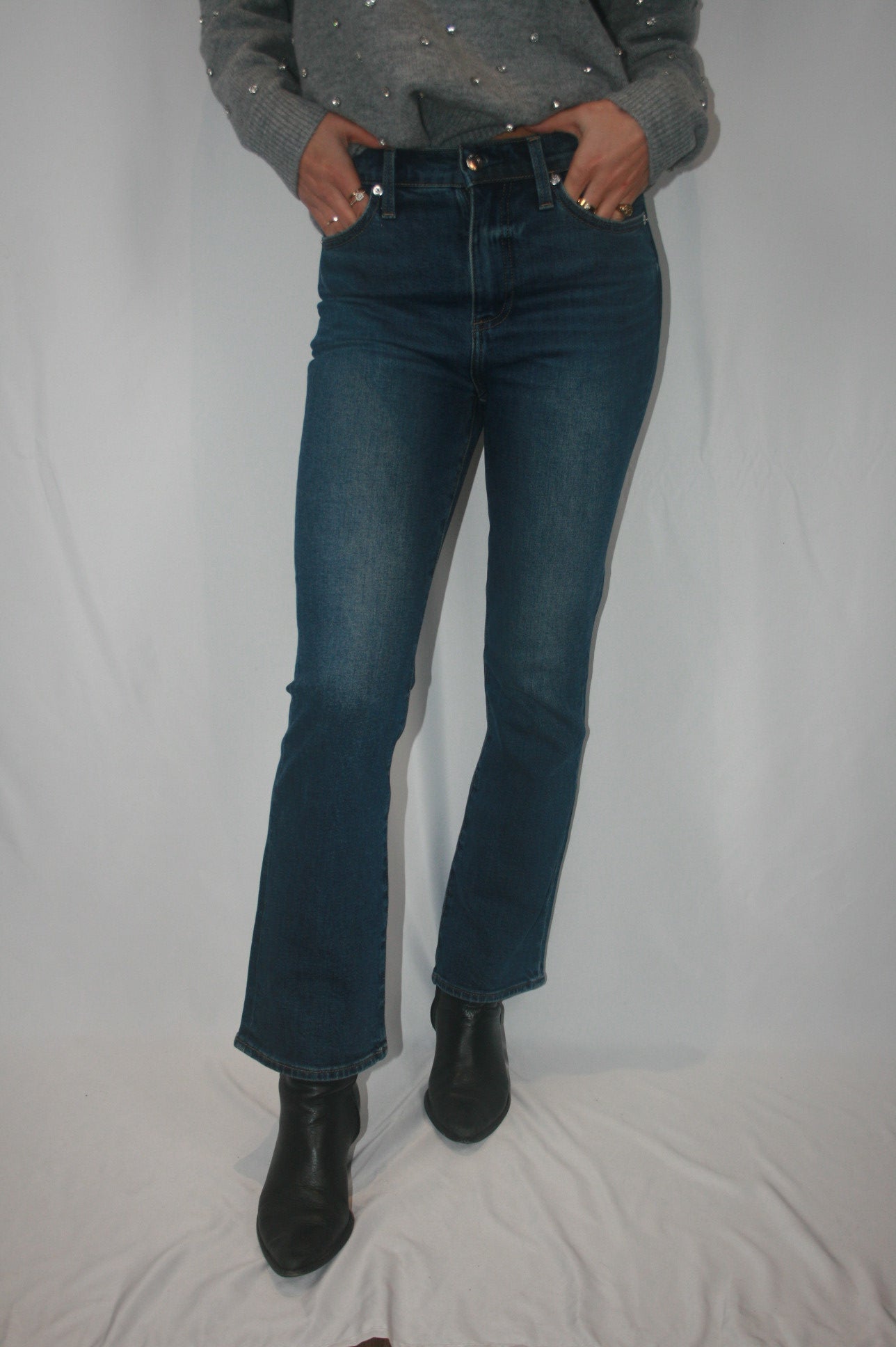 Lennon High Rise Crop Boot Pant - Broadway