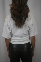 Veronica Kimino Fitted Tee - Le Blanc