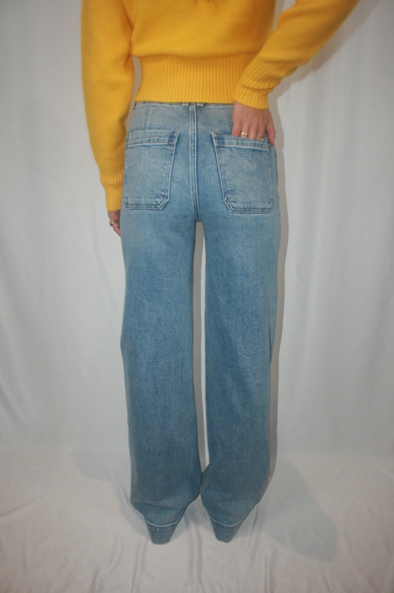 Lana High Rise Ultra Wide Leg Jean - Terrace