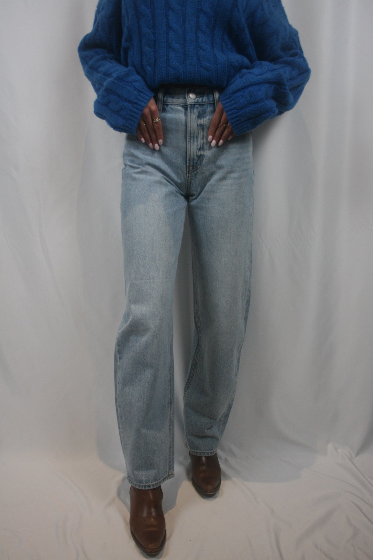 Wes High Rise Barrel Jean - Clever