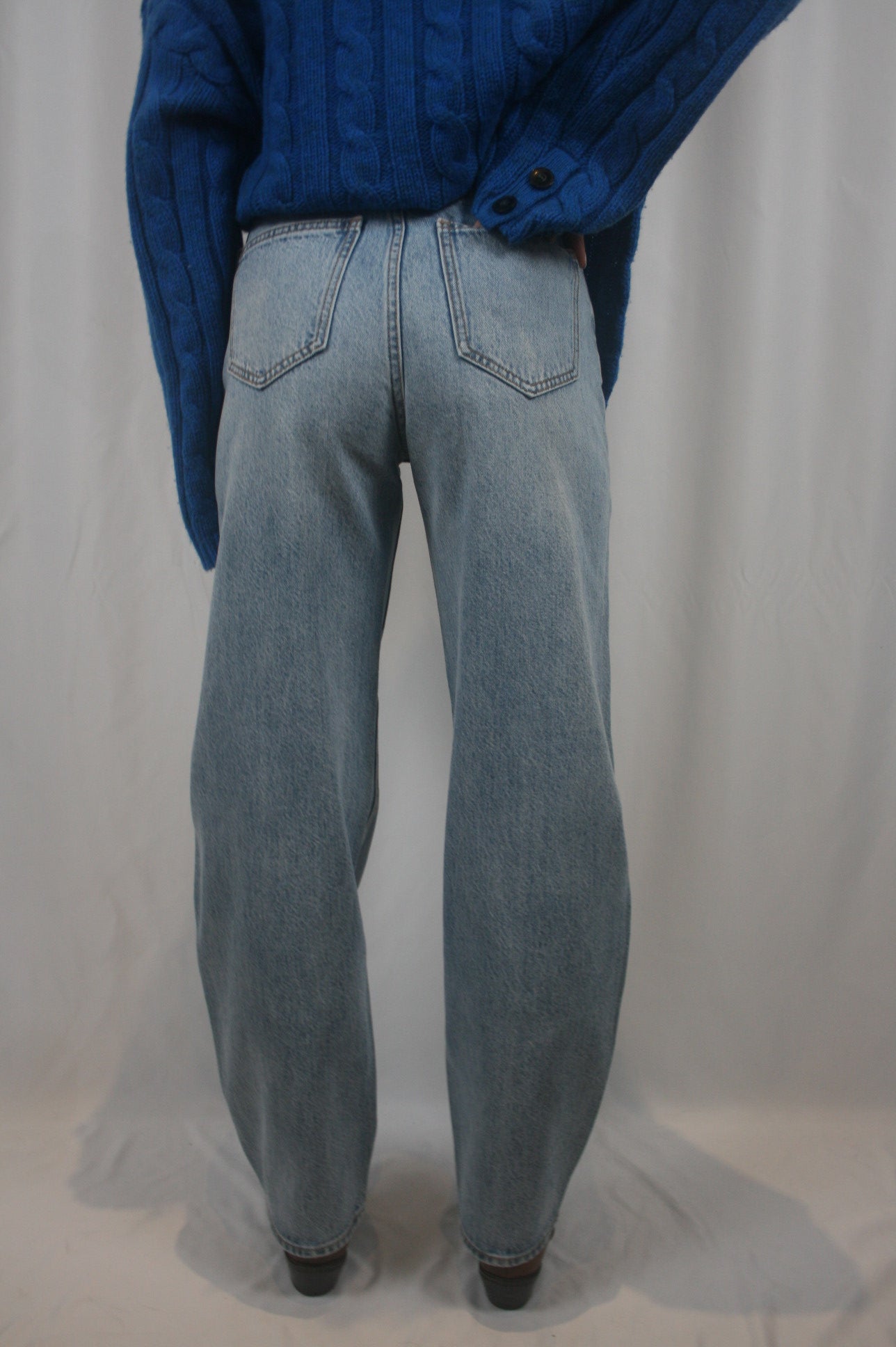 Wes High Rise Barrel Jean - Clever