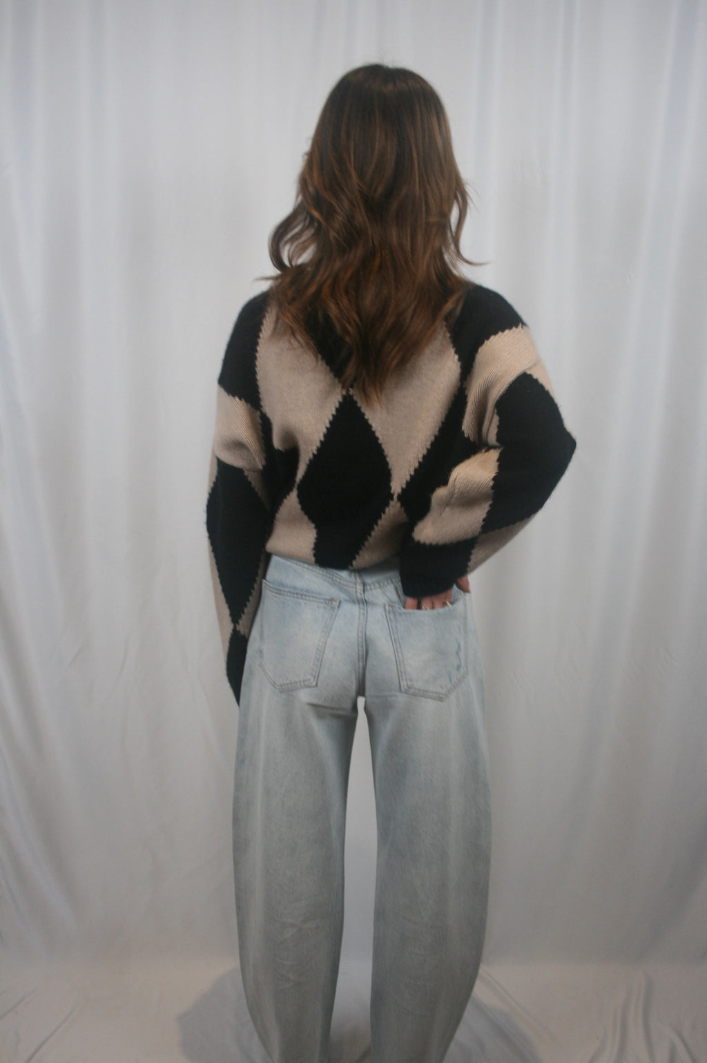 Wes High Rise Barrel Jean - Gaze
