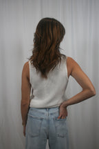 Remi Sleeveless Top - Ivory