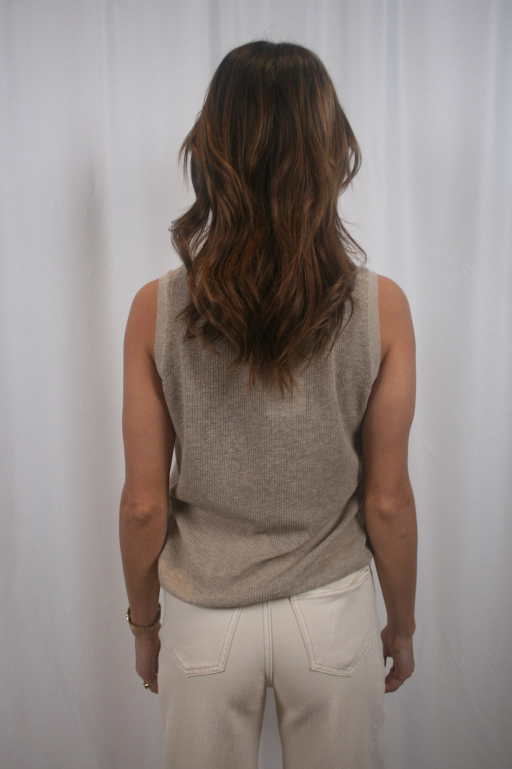 Macy Sleeveless Top - Marble