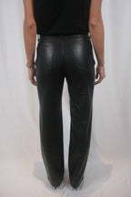 Cassie Super High Rise Straight - Slate Black