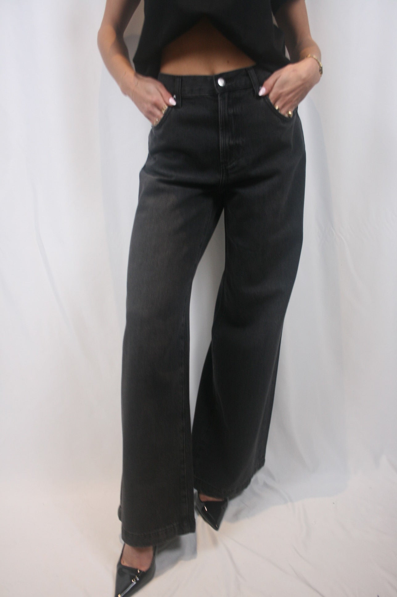 Jadyn Low Slung Palazzo - Zen