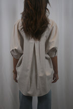 Gisele Relaxed Button Down - Multi Gardenia