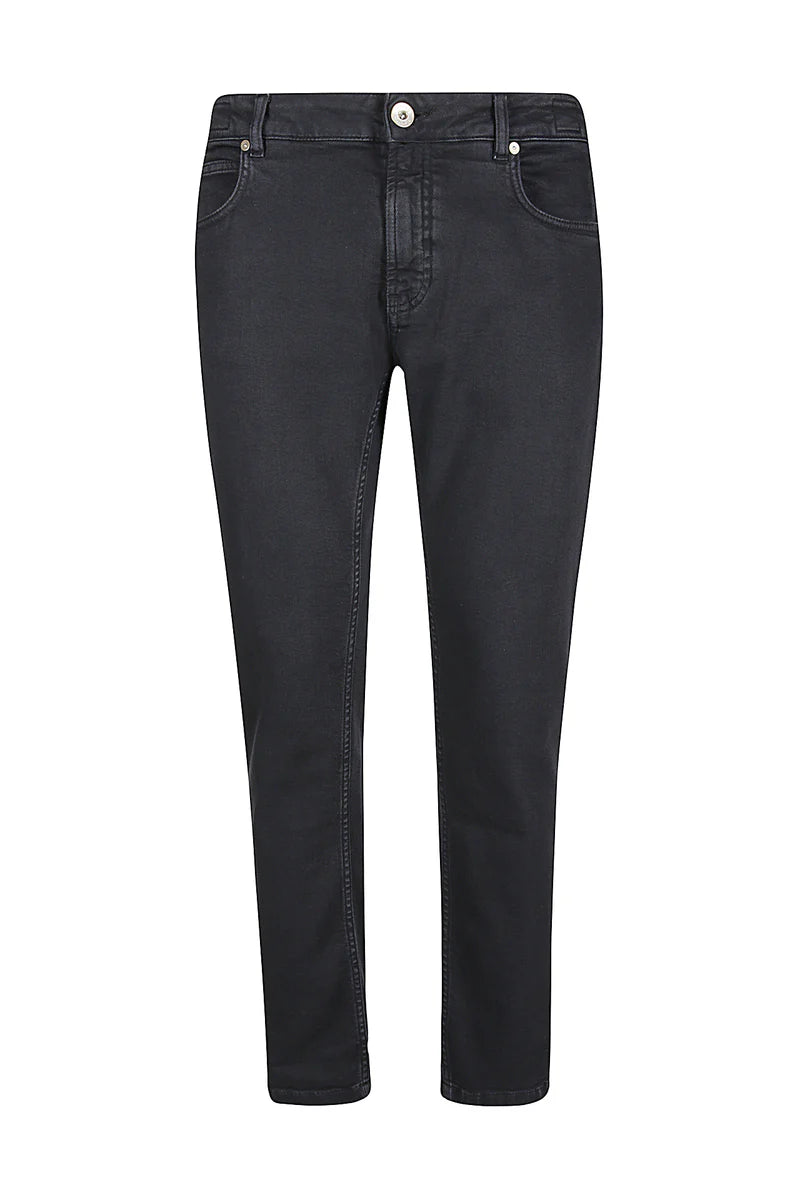 Eleventy 5 Pocket Denim Pant - Navy