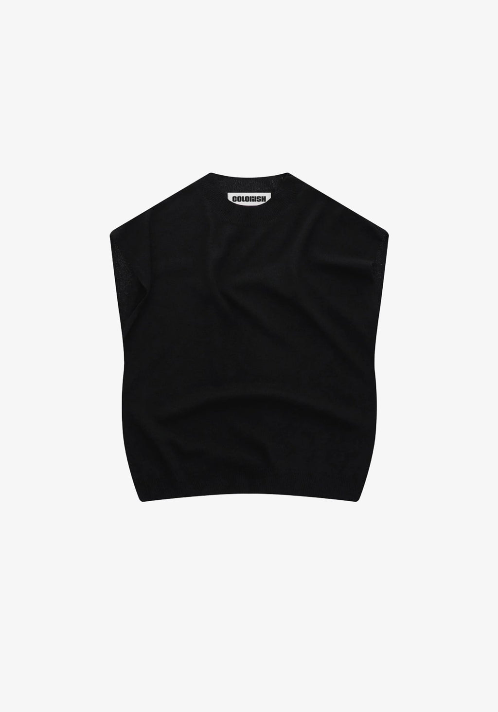 Lucca Crew Neck Tank - Black