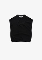 Lucca Crew Neck Tank - Black