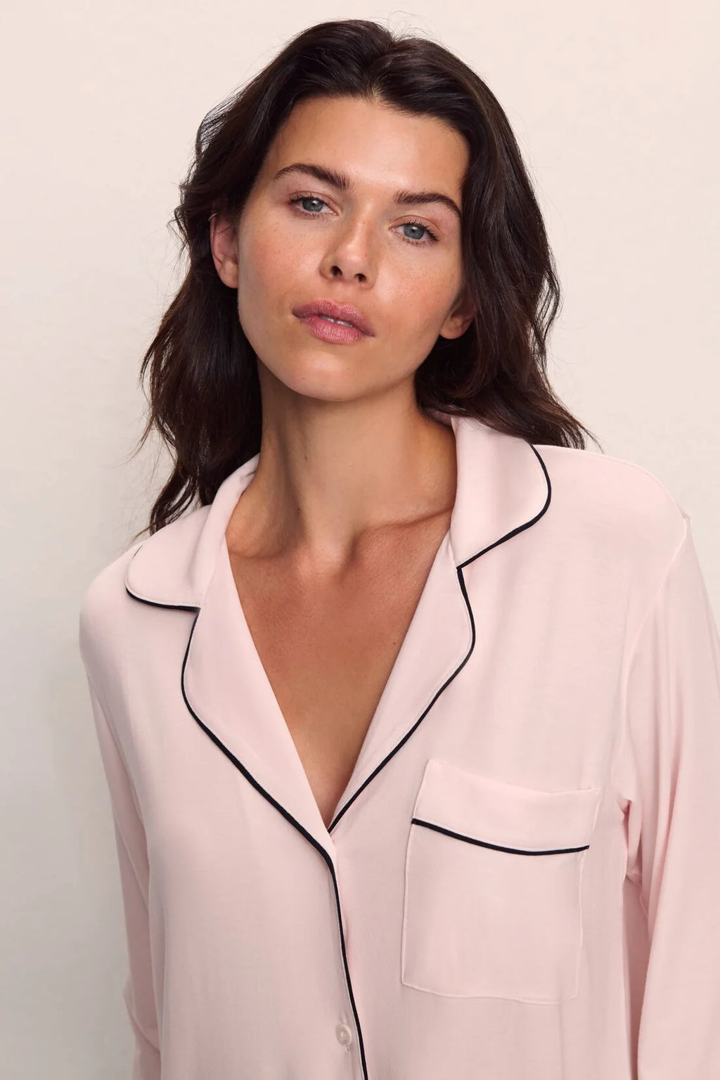 Gisele Long PJ - Sorbet Pink/Black
