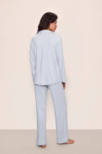 Gisele Long PJ - Ice Blue/Ivory
