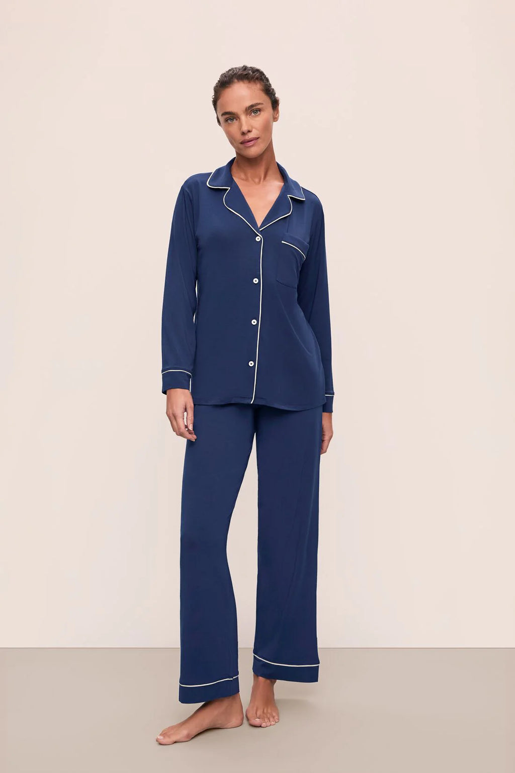 Gisele Long PJ - Navy/Ivory